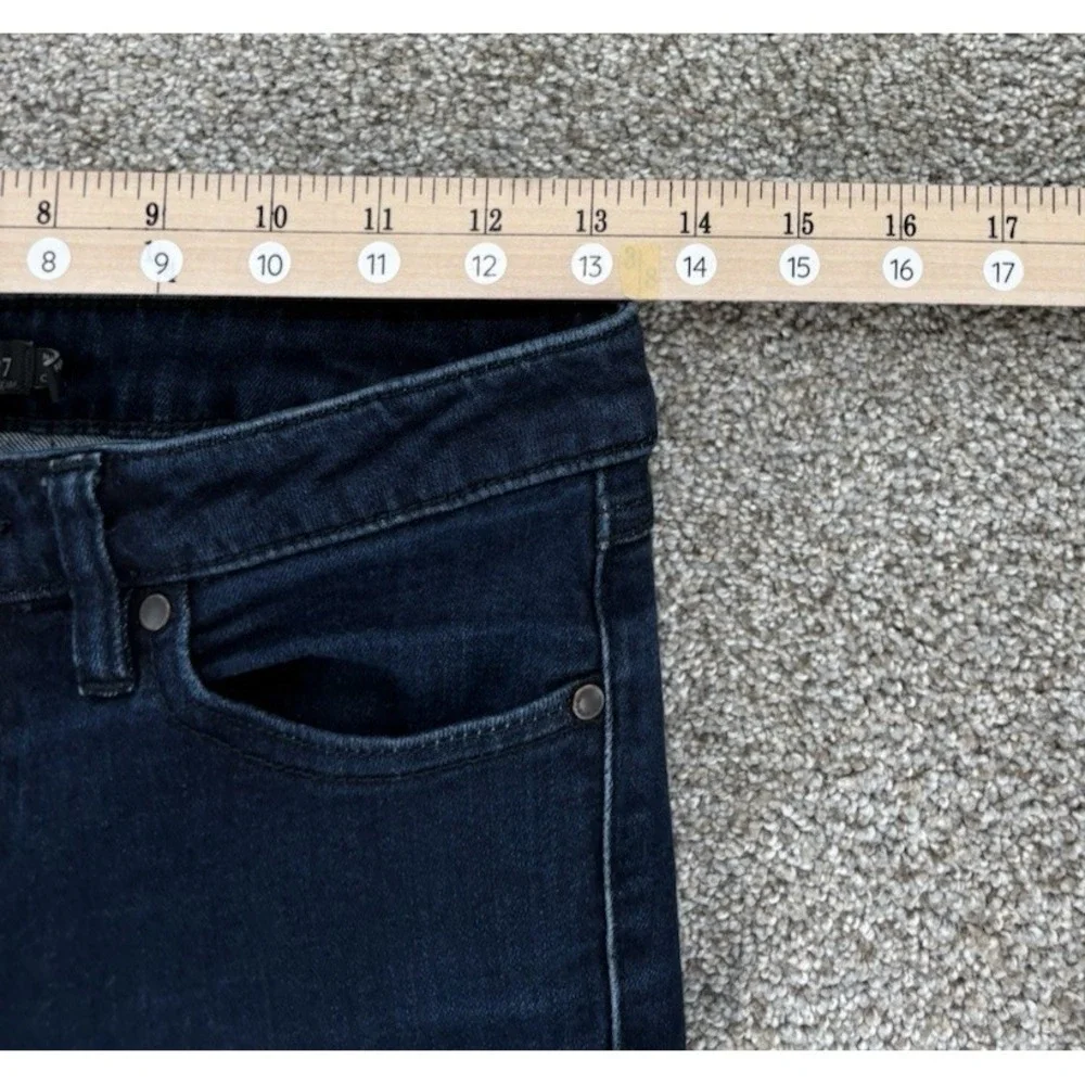 PrAna Sienna Jeans Womens‎ 4/27 Blue Mid Rise Skinny Mid Rise Organic Stretch - Picture 8 of 12